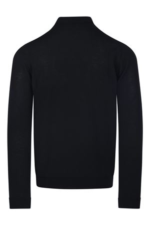 Black merino wool sweater ROBERTO COLLINA | RA01003NERO